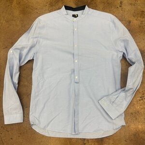 H&M Light Blue Casual Button Down Shirt
